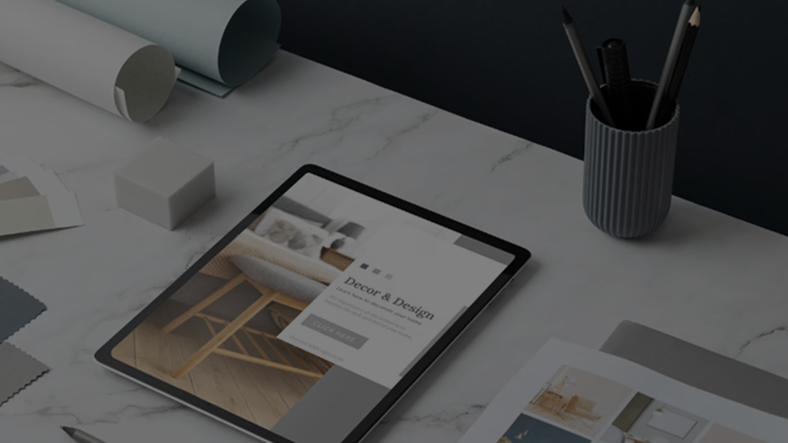 브랜드 및 홍보 사이트 제작 유형을 안내하는 이미지